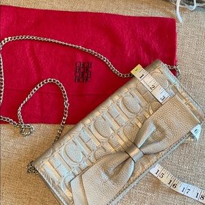 Carolina Herrera clutch with chain